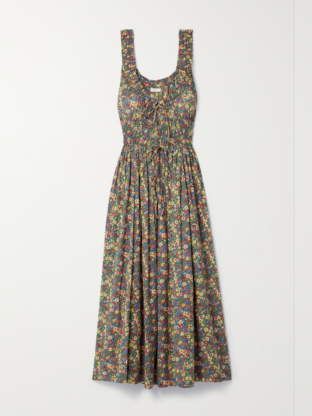 Doen emmaretta dress in green valley, medium